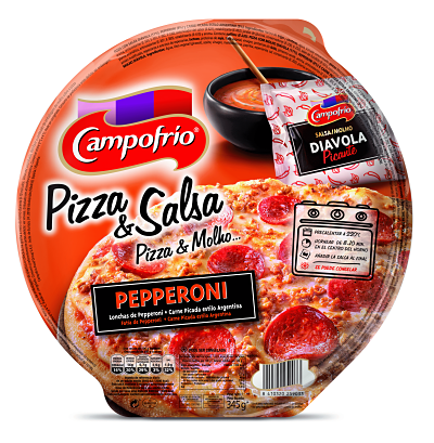 CAMPOFRIO PIZZA PEPPERONI PICANTE 350G